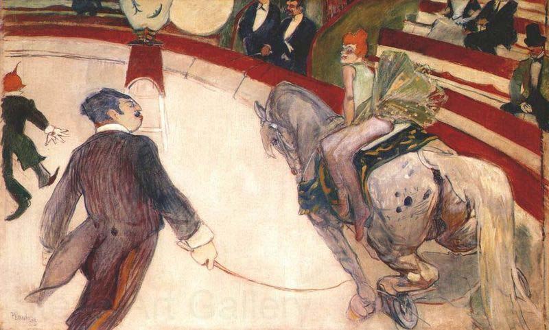 Henri de toulouse-lautrec At the Circus Fernando Spain oil painting art